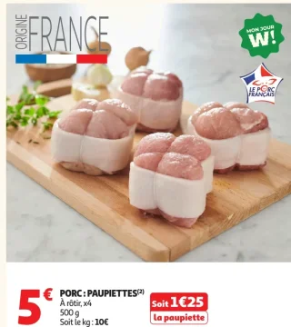 Porc : Paupiettes