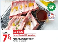 Porc : Travers ou Ribs