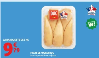 Filets de poulet Duc