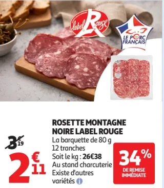 Rosette Montagne Noire Label Rouge