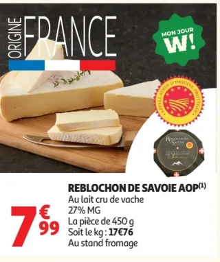 REBLOCHON DE SAVOIE AOP