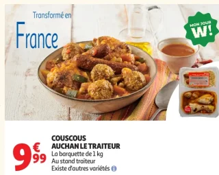 COUSCOUS AUCHAN LE TRAITEUR