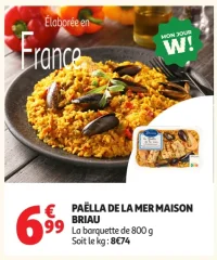 Paëlla de la mer maison Briau