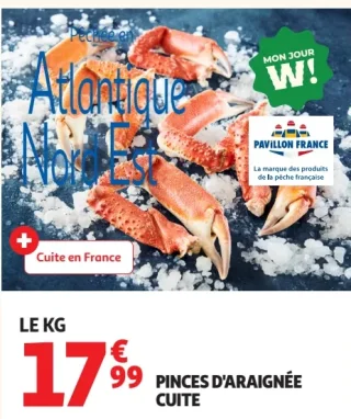 Pinces d'araignée cuite