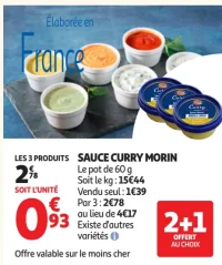 Sauce Curry Morin