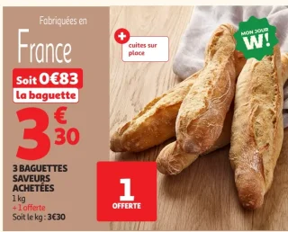 Baguettes saveurs