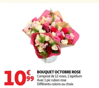BOUQUET OCTOBRE ROSE