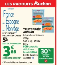 Truite Fumée Auchan