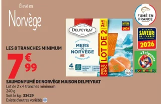 Saumon Fumé de Norvège Maison Delpeyrat