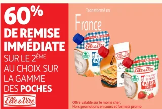 Crème ou sauce Béchamel en poche Elle & Vire