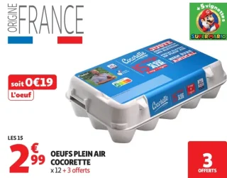 Oeufs plein air Cocorette