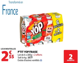Yoplait P'tit Yop Fraise