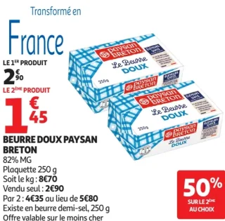 Beurre Doux Paysan Breton