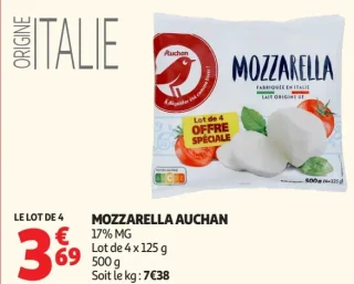 Mozzarella Auchan