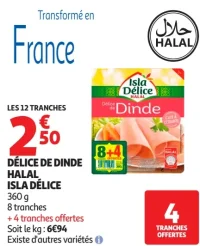Délice de dinde Halal Isla Délice