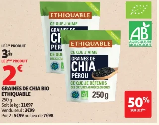 Graines de chia bio Ethiquable