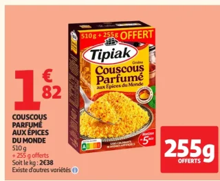 Couscous Parfumé aux Épices du Monde Tipiak