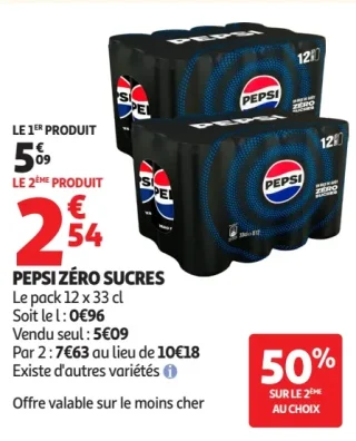 Pepsi Zéro Sucres