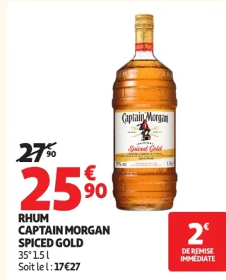 Rhum Captain Morgan Spiced Gold