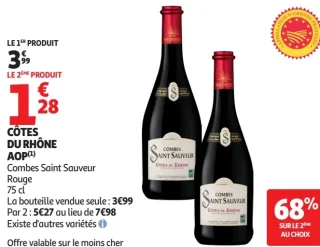 Côtes du Rhône AOP Combes Saint Sauveur Rouge