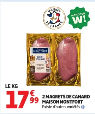 2 magrets de canard Maison Montfort