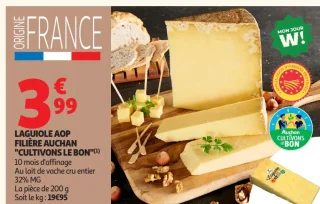 Laguiole AOP Filière Auchan "Cultivons le bon"