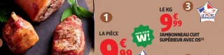 Jambonneau cuit supérieur avec os