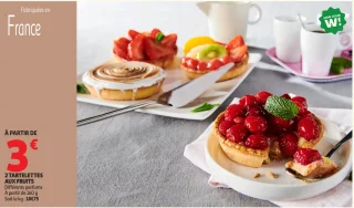 2 TARTELETTES AUX FRUITS