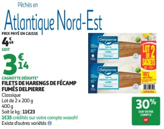 Filets de Harengs de Fécamp Fumés Delpierre Classique