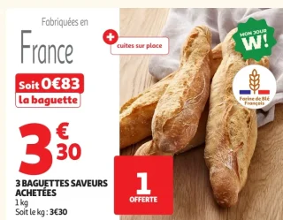 Baguettes Saveurs