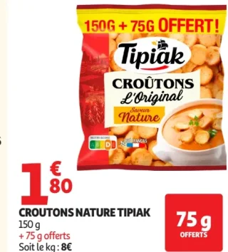 Croûtons Nature Tipiak