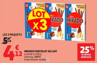 Mikado Chocolat au Lait