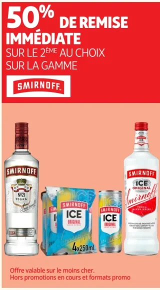 Gamme SMIRNOFF Vodka n°21 / Smirnoff Ice