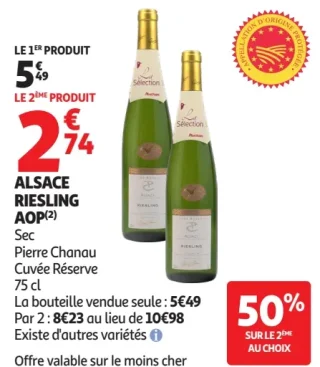 Alsace Riesling AOP Pierre Chanau Cuvée Réserve