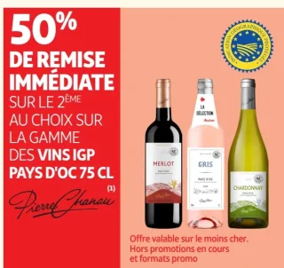 Pierre Chanau Vins IGP Pays d'Oc 75 cl