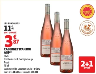 Cabernet d'Anjou AOP Château de Champteloup