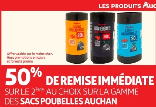 Sacs poubelles Auchan