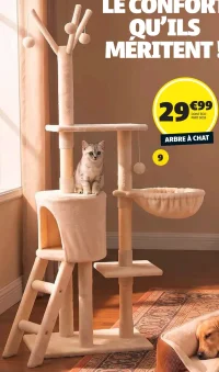 Arbre à chat en bois
