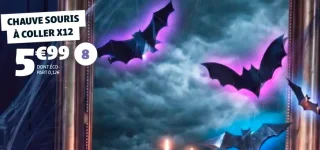 Chauve souris à coller x12
