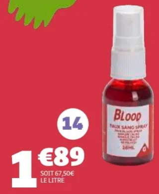 Spray faux sang GiFi