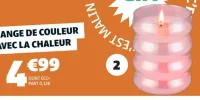 Bougie LED et cire GiFi