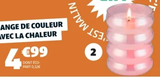 Bougie LED et cire GiFi