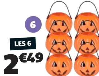 Les 6 mini seau