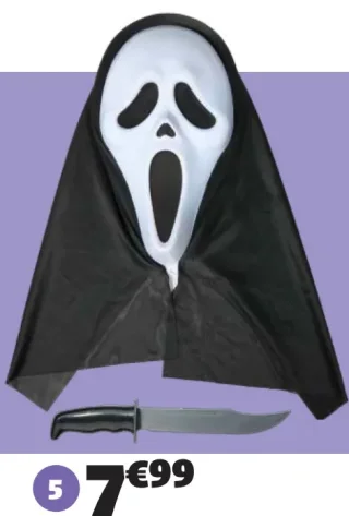 Masque et couteau adulte GiFi