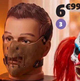 Demi masque cuir GiFi
