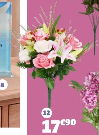 Piquet roses et lys