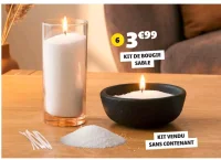 Kit de bougie sable à créer