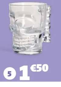Chope à bière tête de mort 510 ml