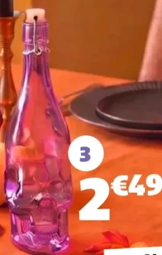 Bouteille tête de mort 1L