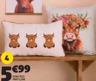 Coussin GiFi Collection Highland 50x30cm